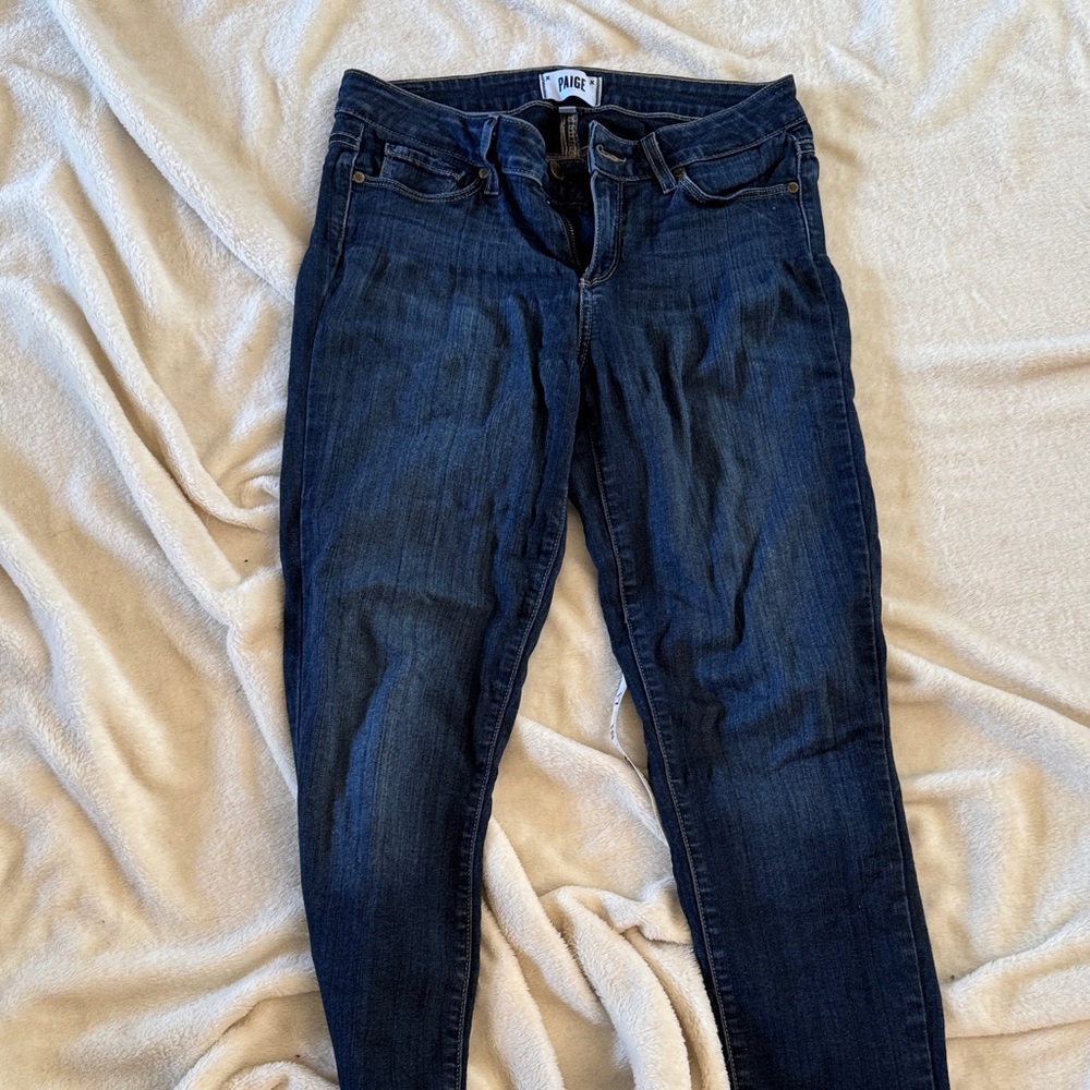 PAIGE Dark Indigo Women's Skinny Jeans